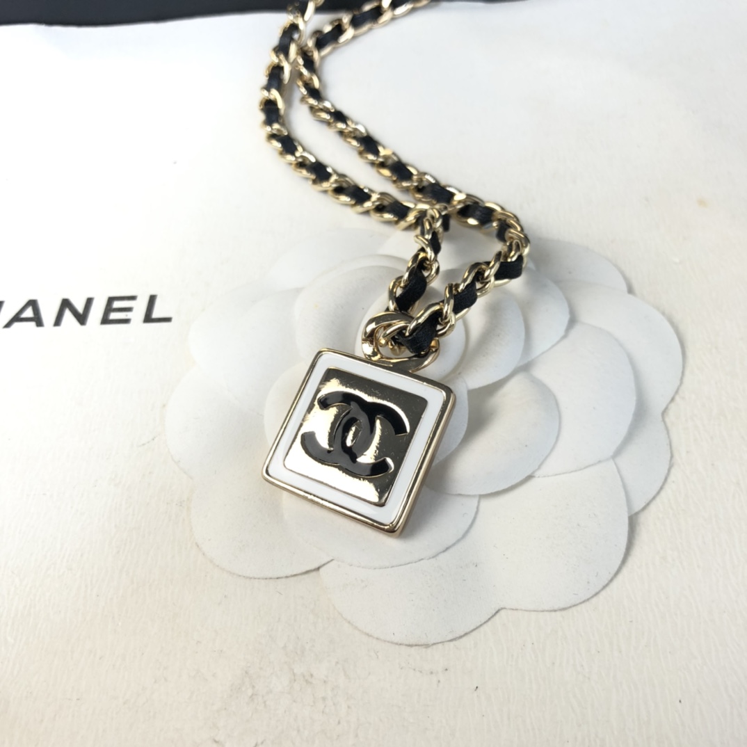 Chanel Necklace Black