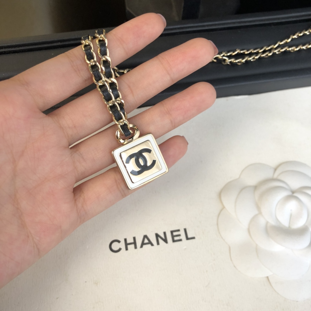 Chanel Necklace Black