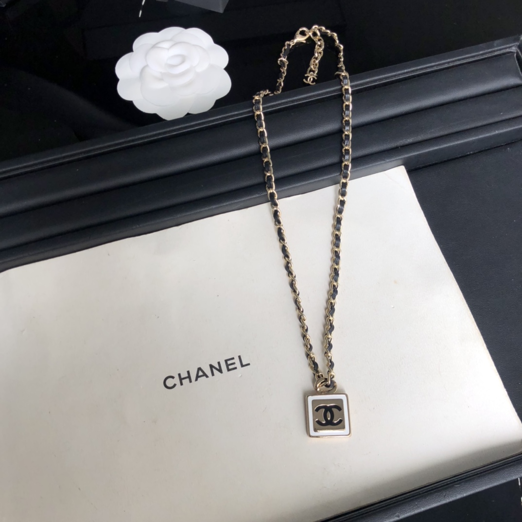 Chanel Necklace Black