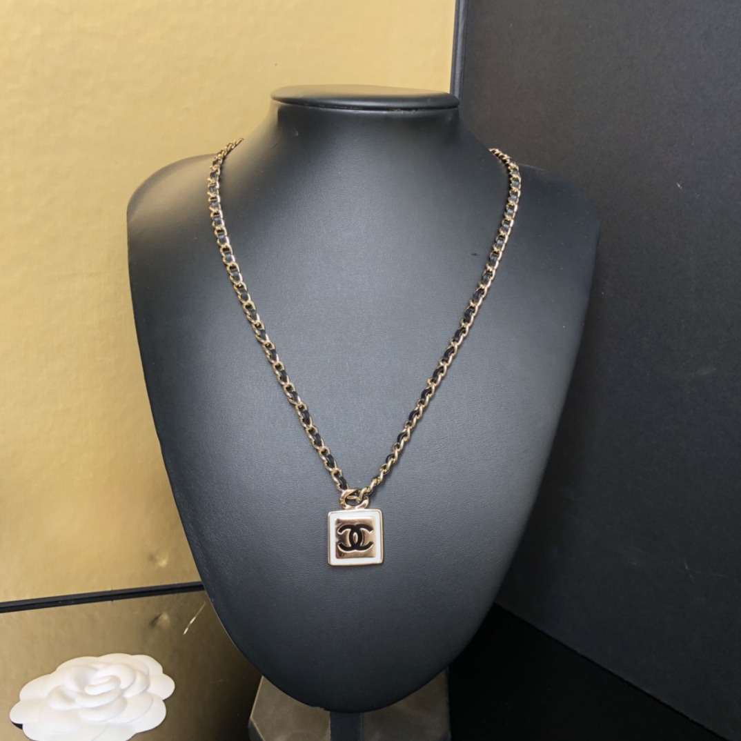 Chanel Necklace Black