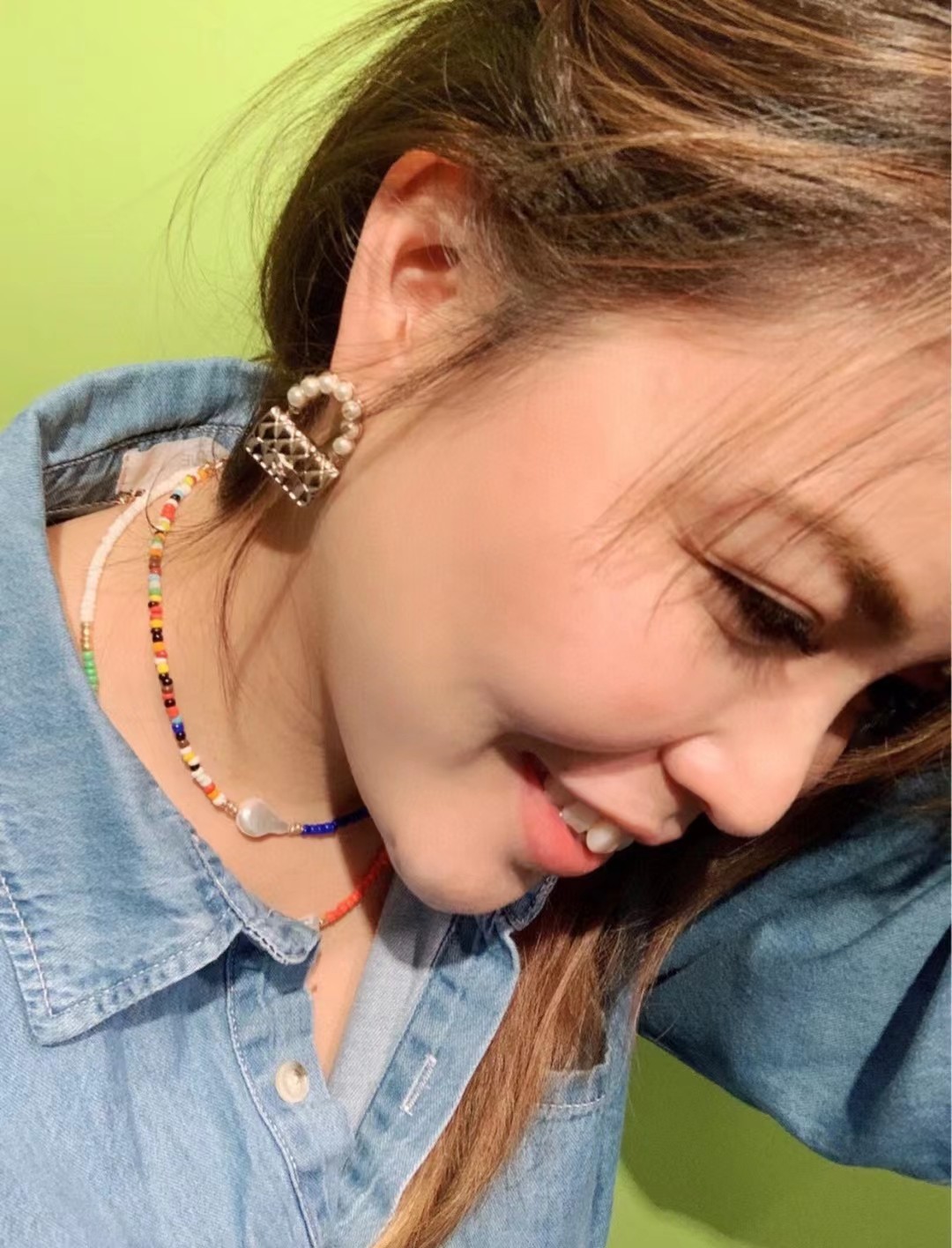 Chanel Earrings Pearl