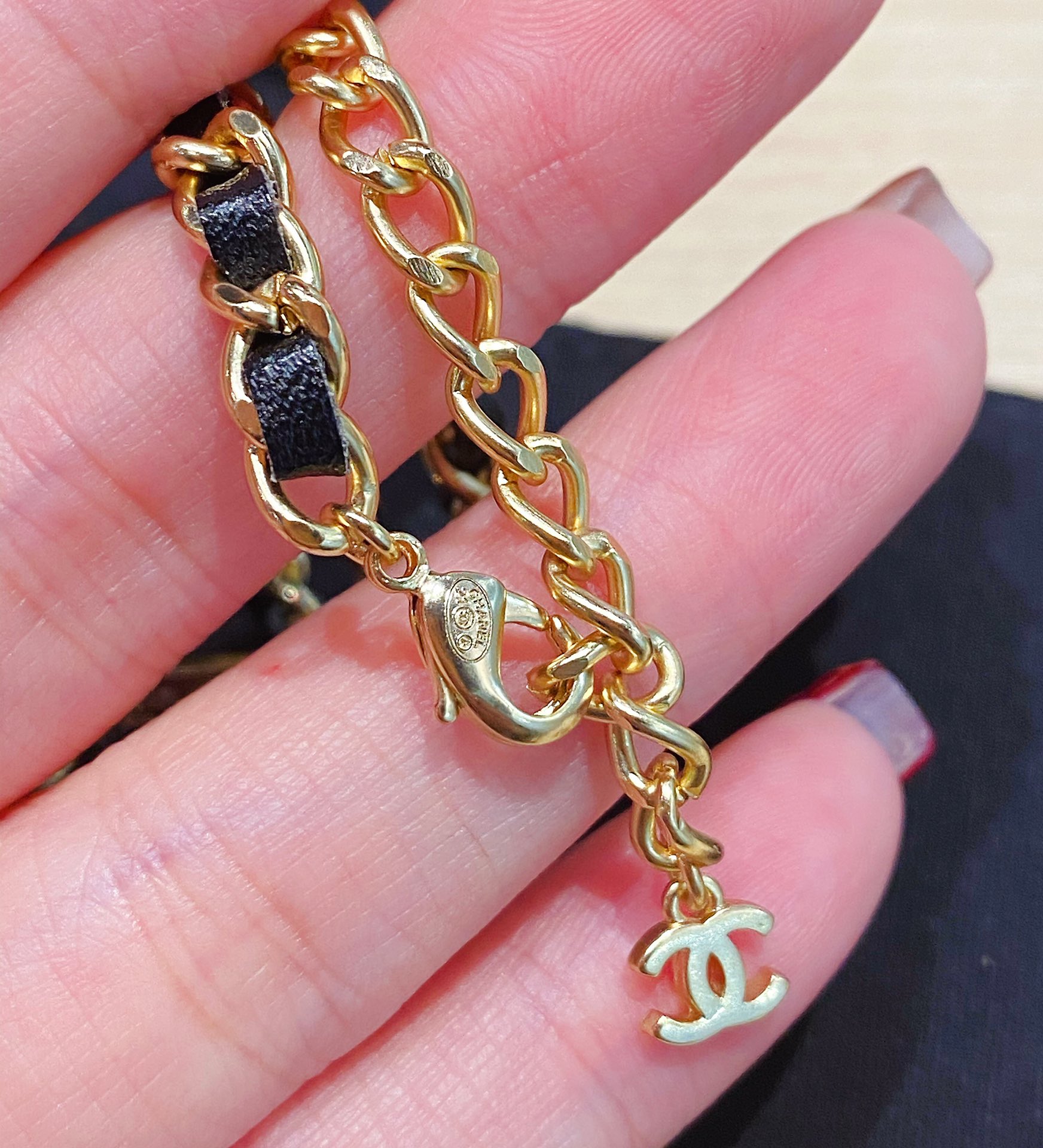 Chanel Necklace Black