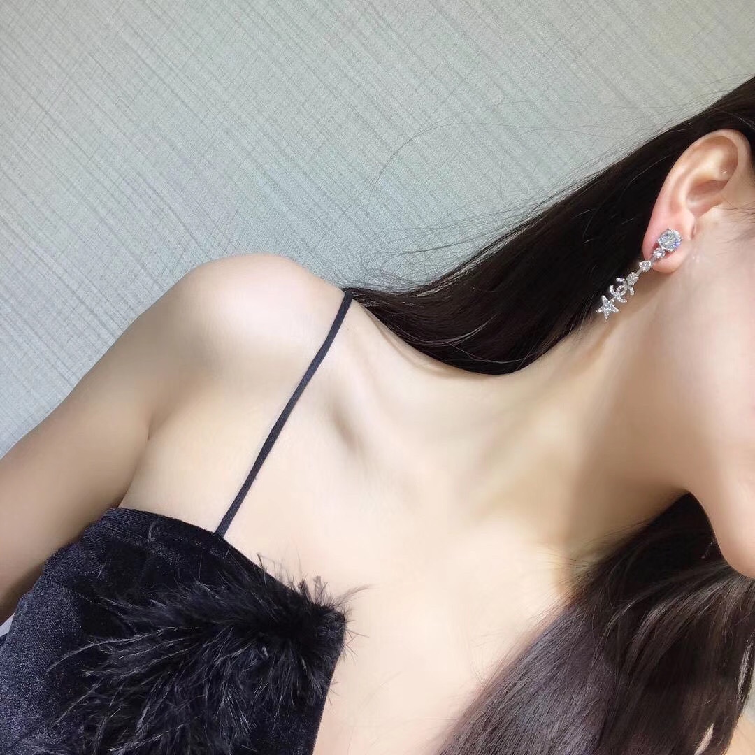 Chanel Earrings Silver