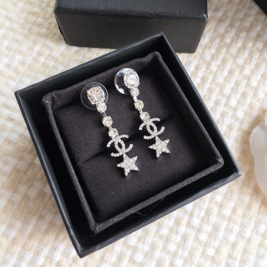 Chanel Earrings Silver