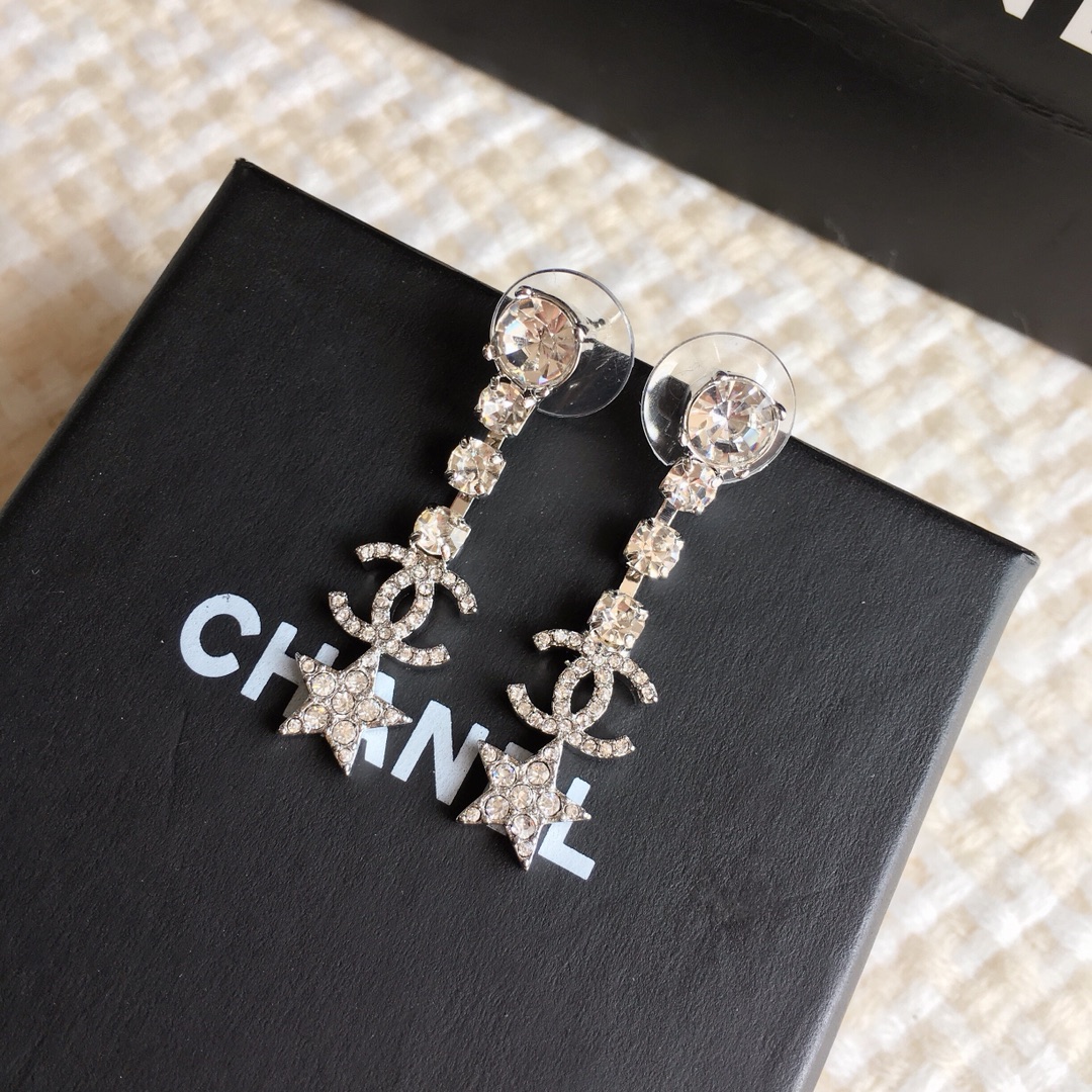 Chanel Earrings Silver
