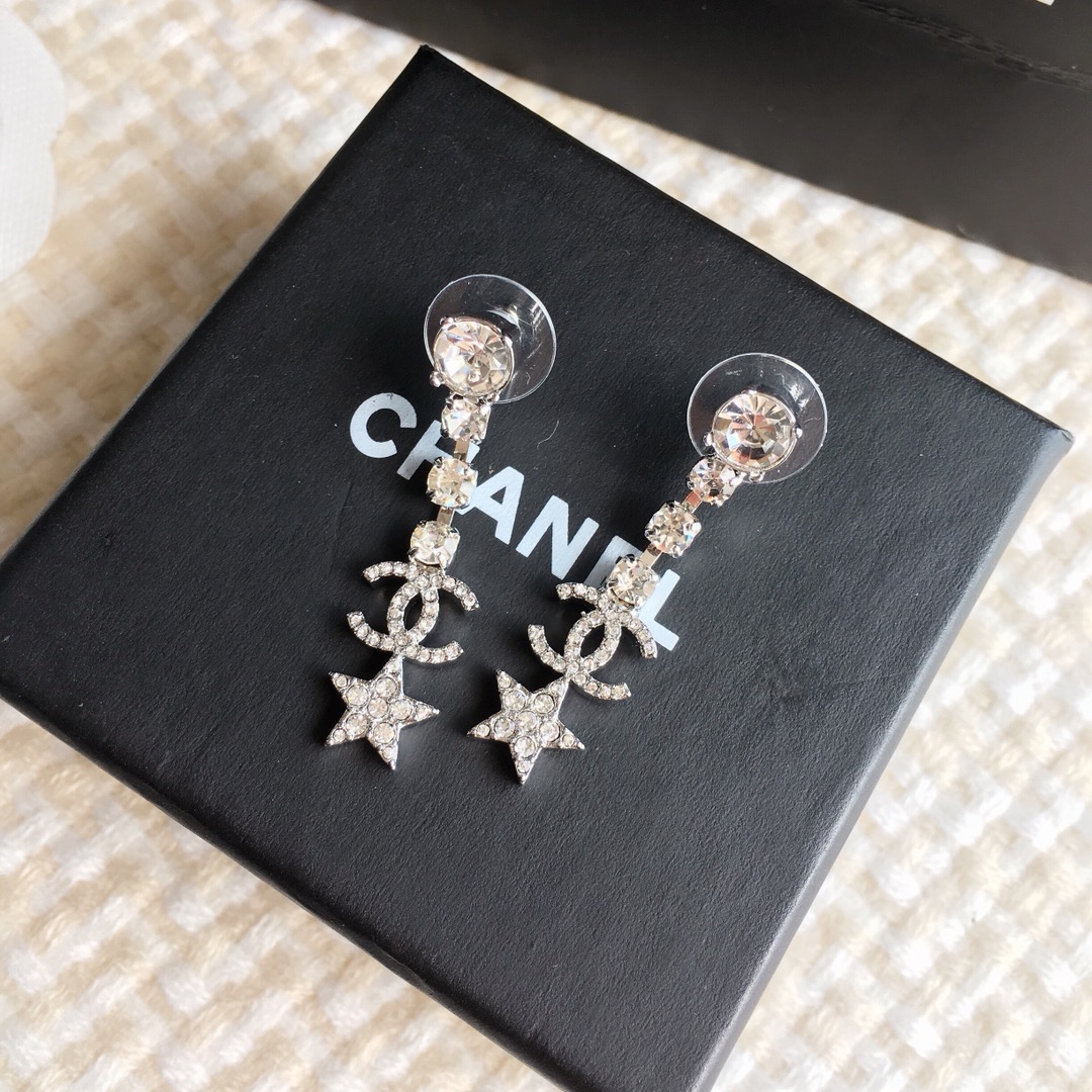 Chanel Earrings Silver