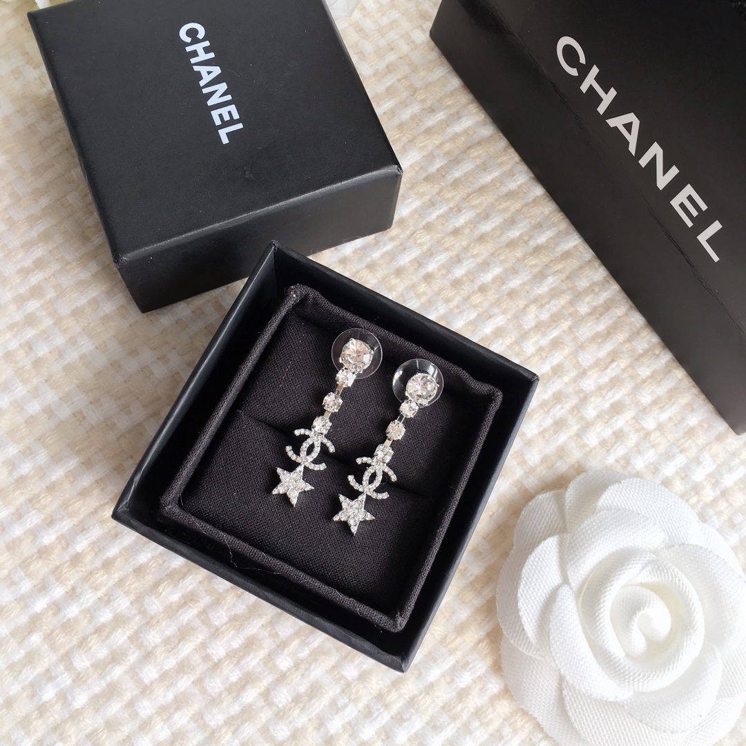 Chanel Earrings Silver