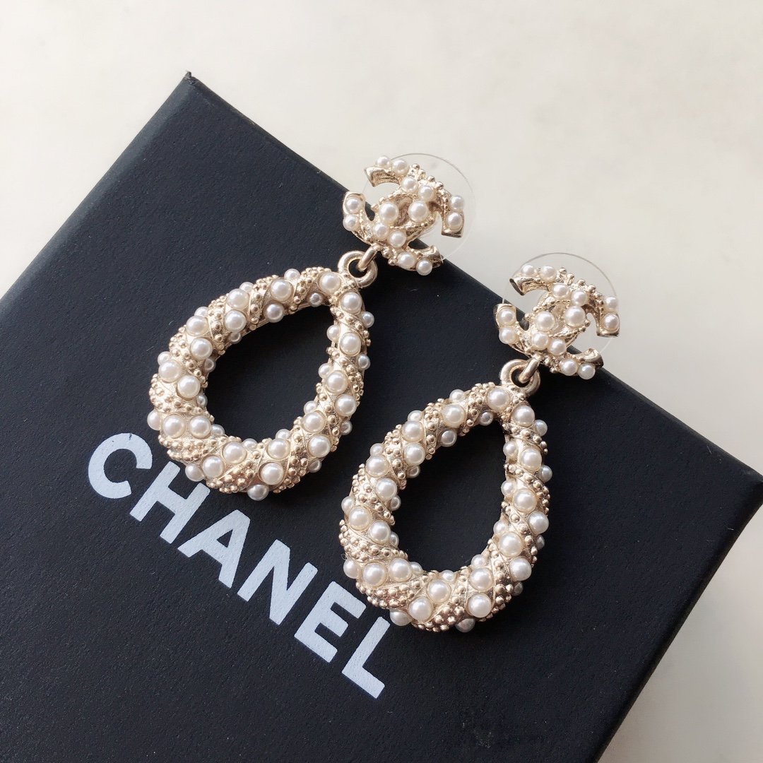 Chanel Earrings Silver