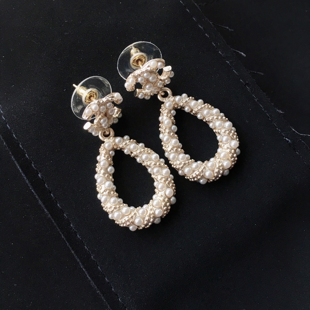 Chanel Earrings Silver