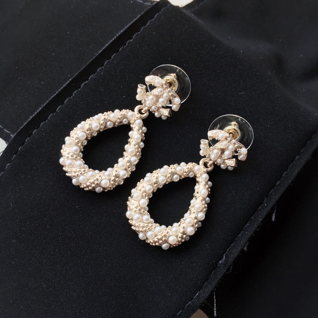 Chanel Earrings Silver