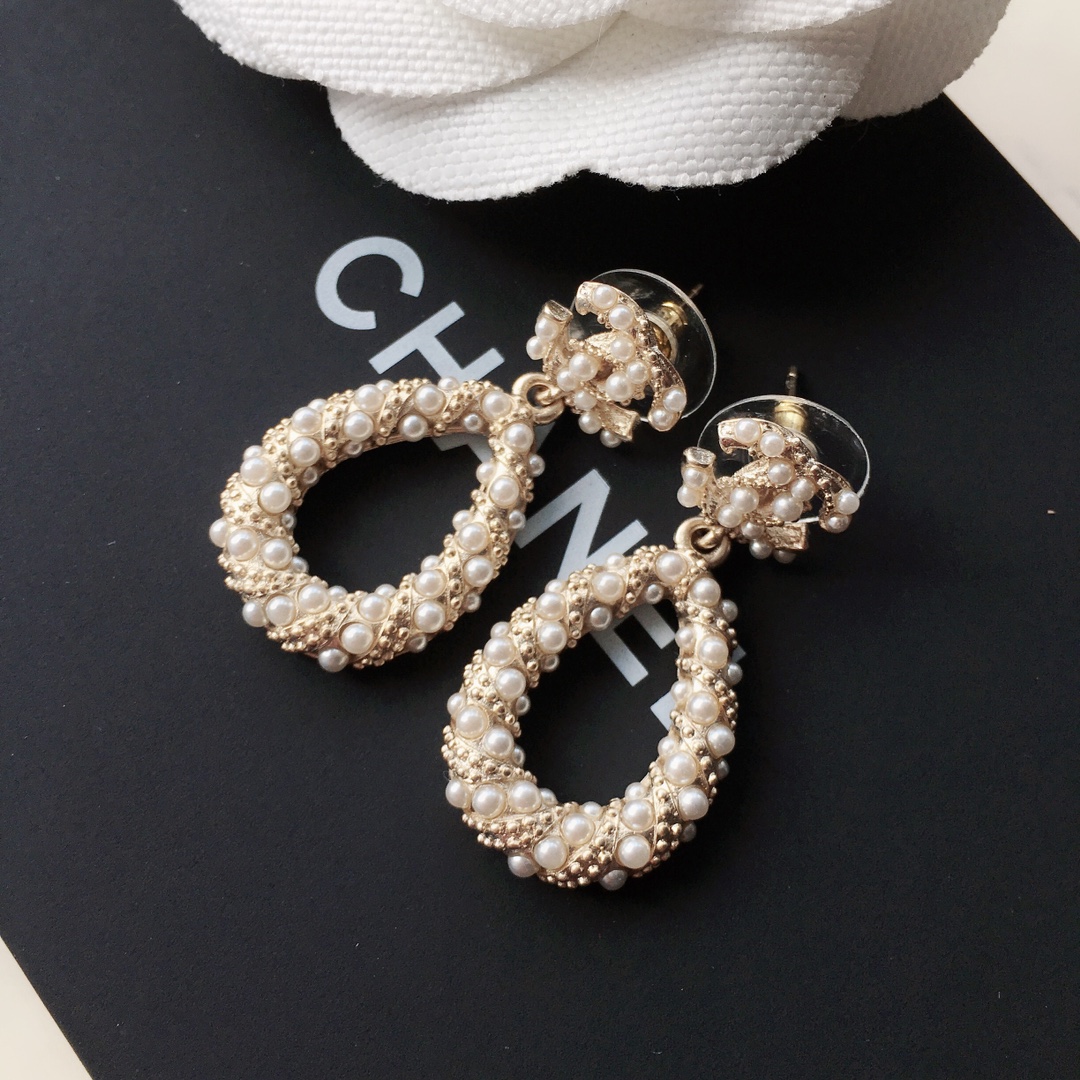 Chanel Earrings Silver