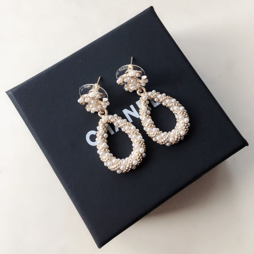 Chanel Earrings Silver