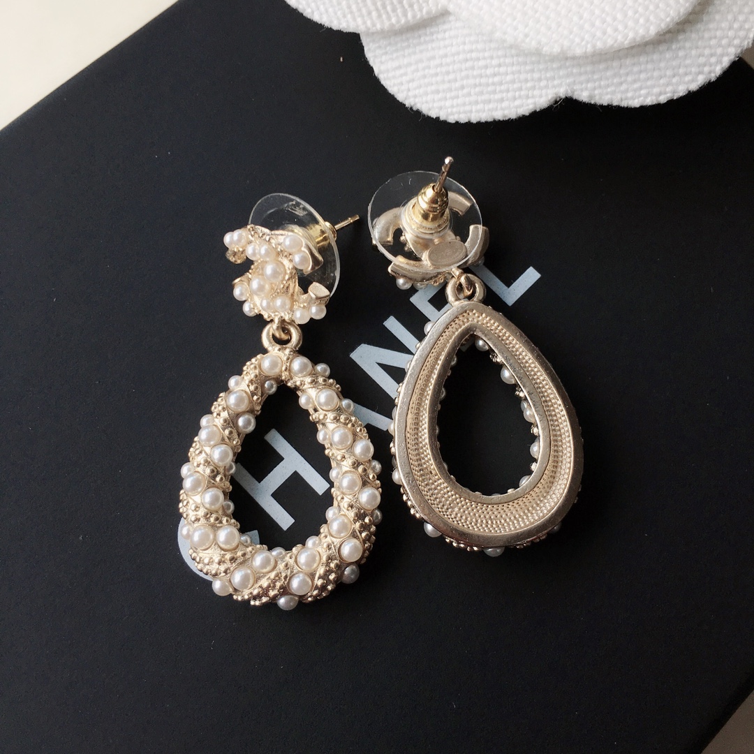 Chanel Earrings Silver