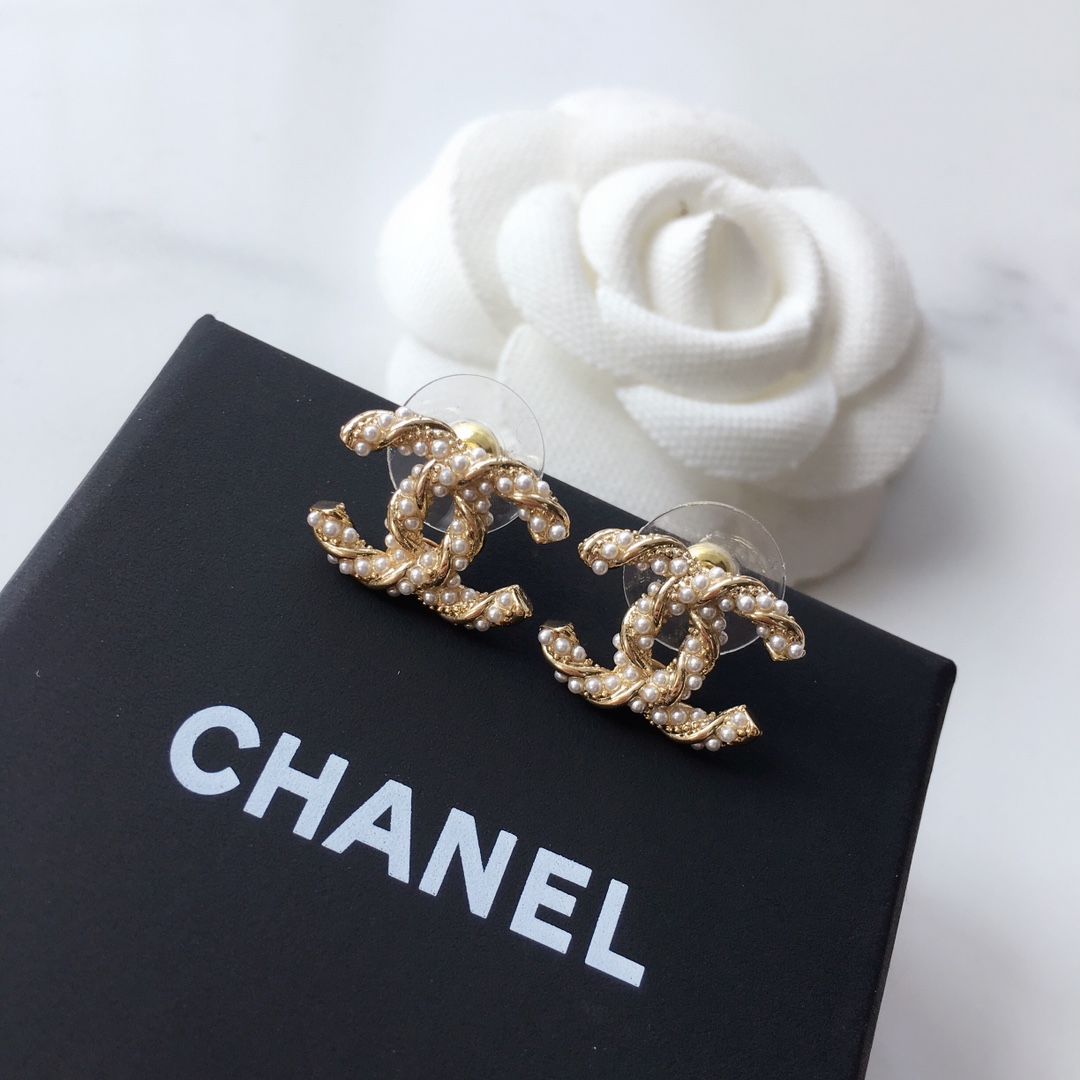 Chanel Earrings Silver