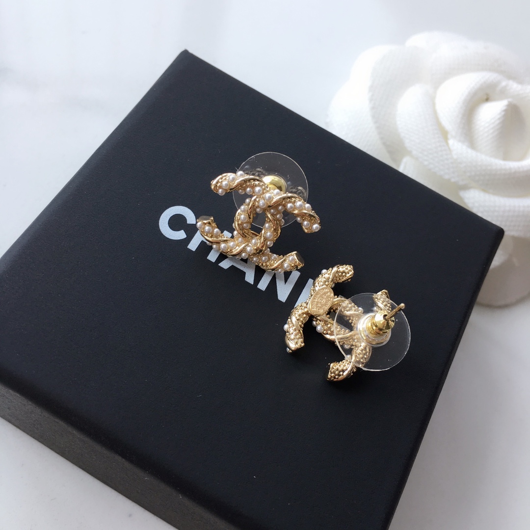 Chanel Earrings Silver