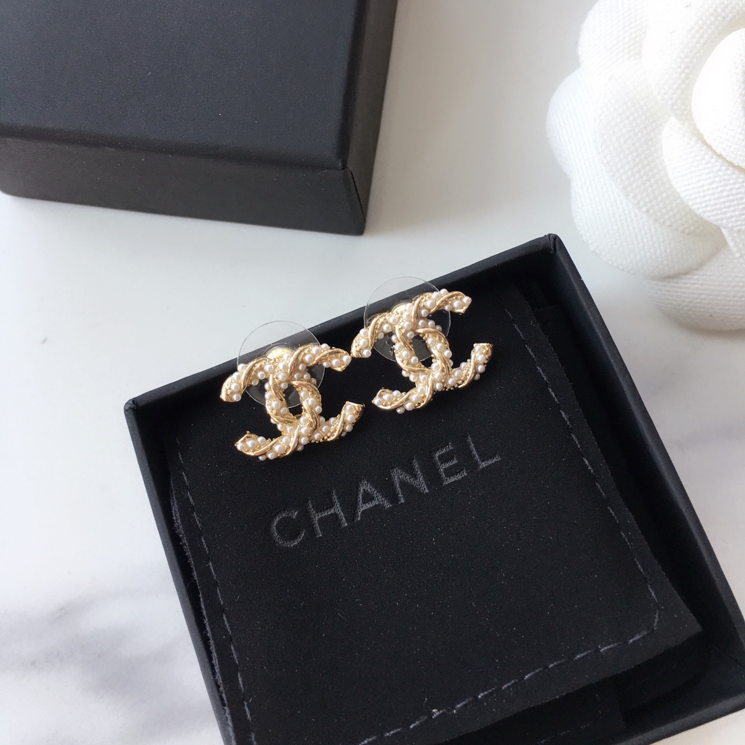 Chanel Earrings Silver