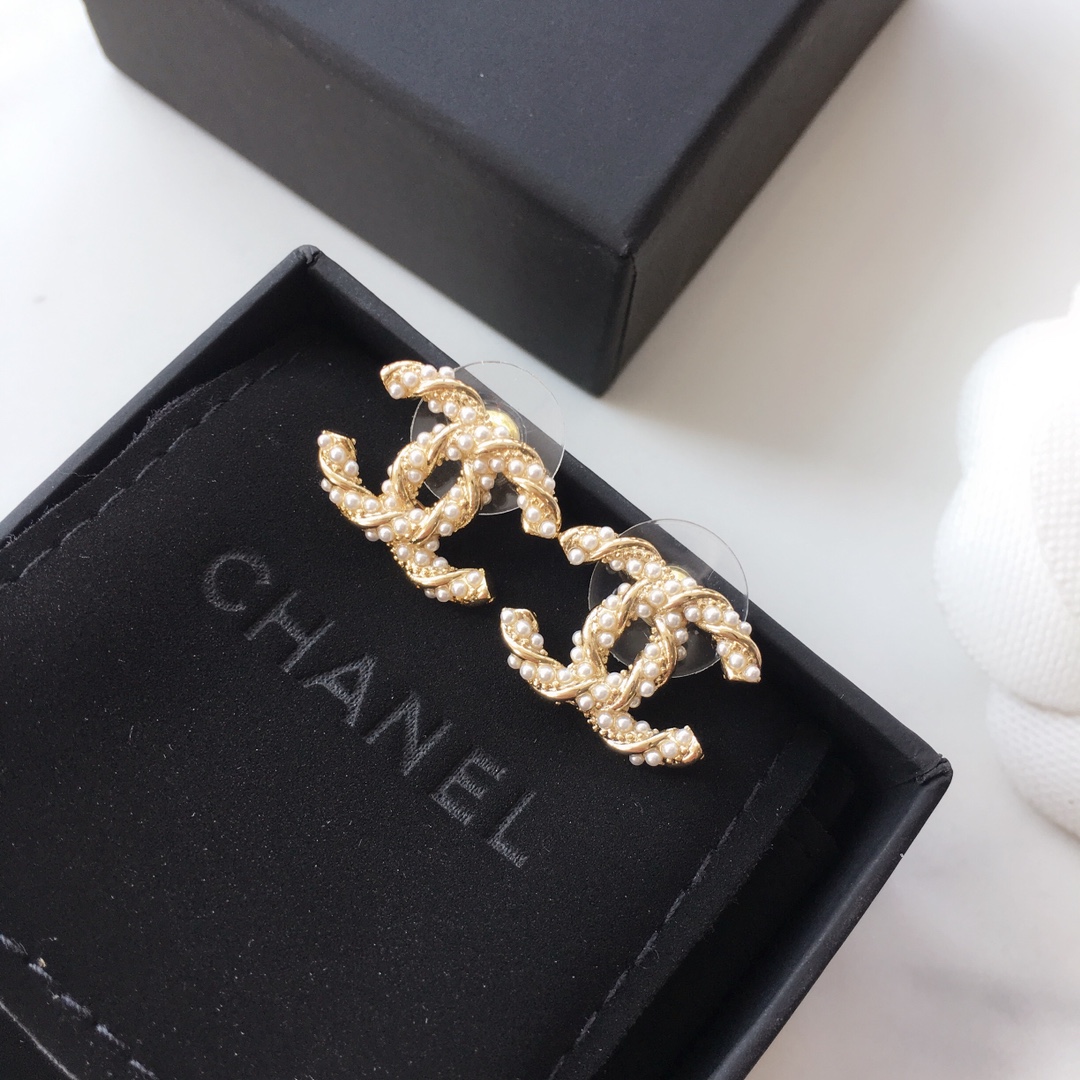 Chanel Earrings Silver