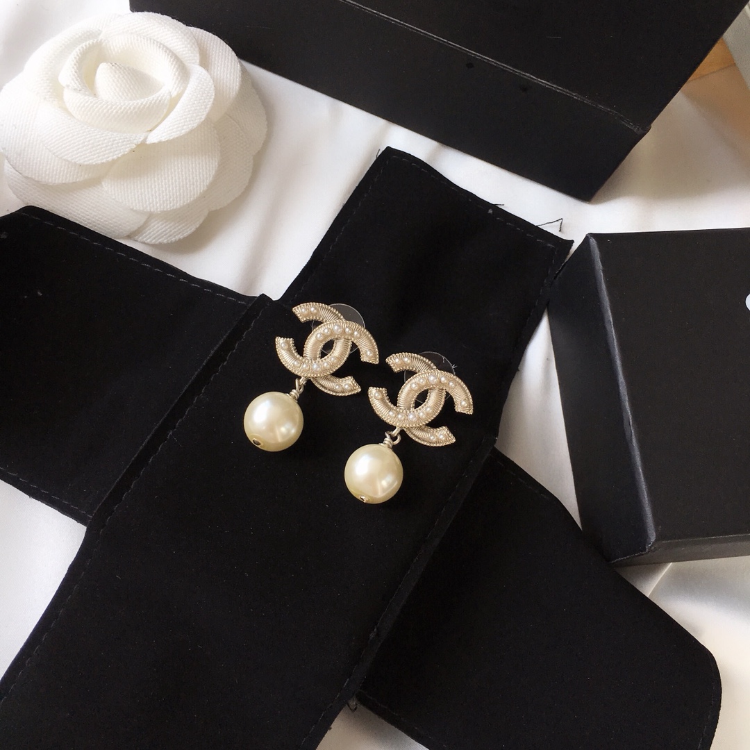 Chanel Earrings Silver