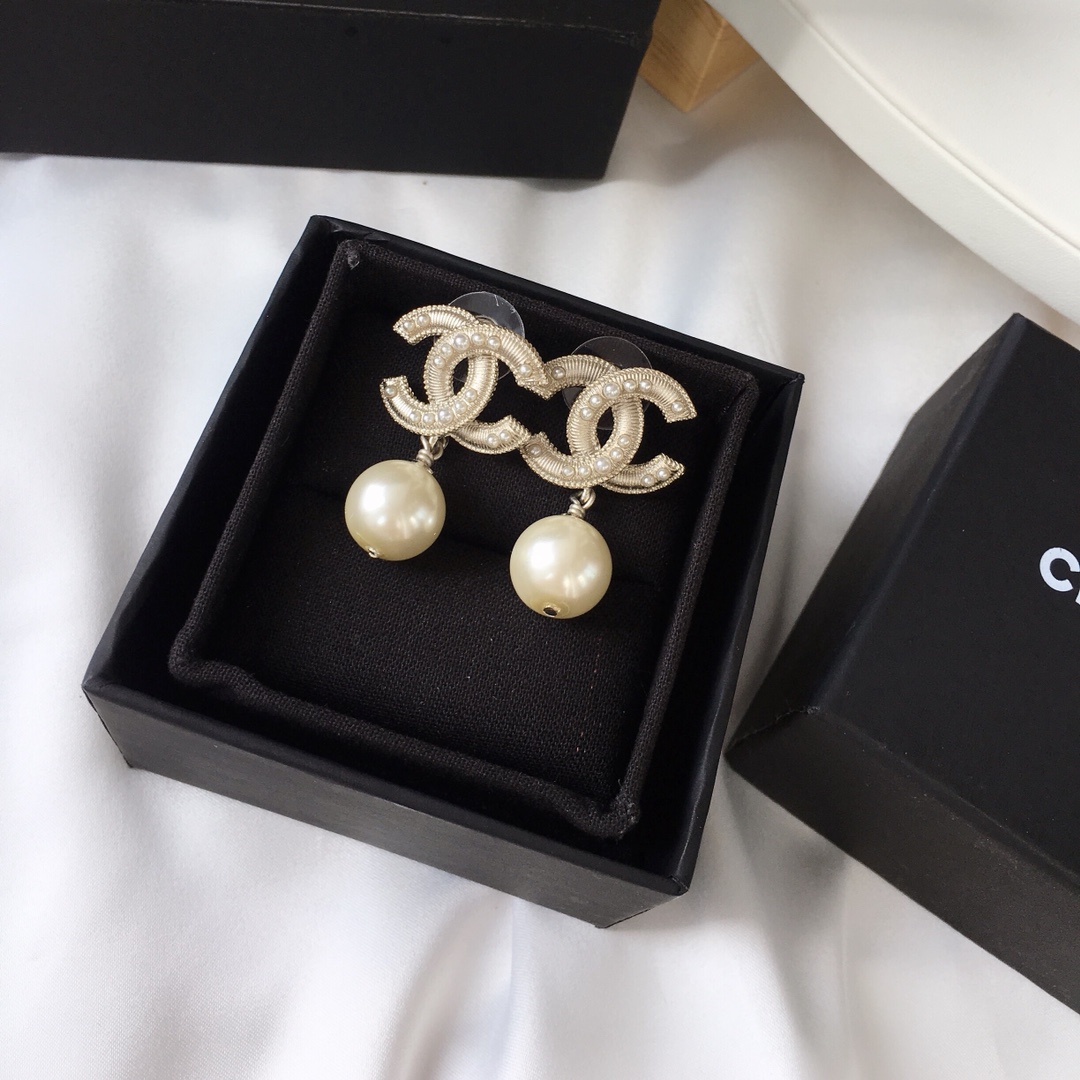 Chanel Earrings Silver