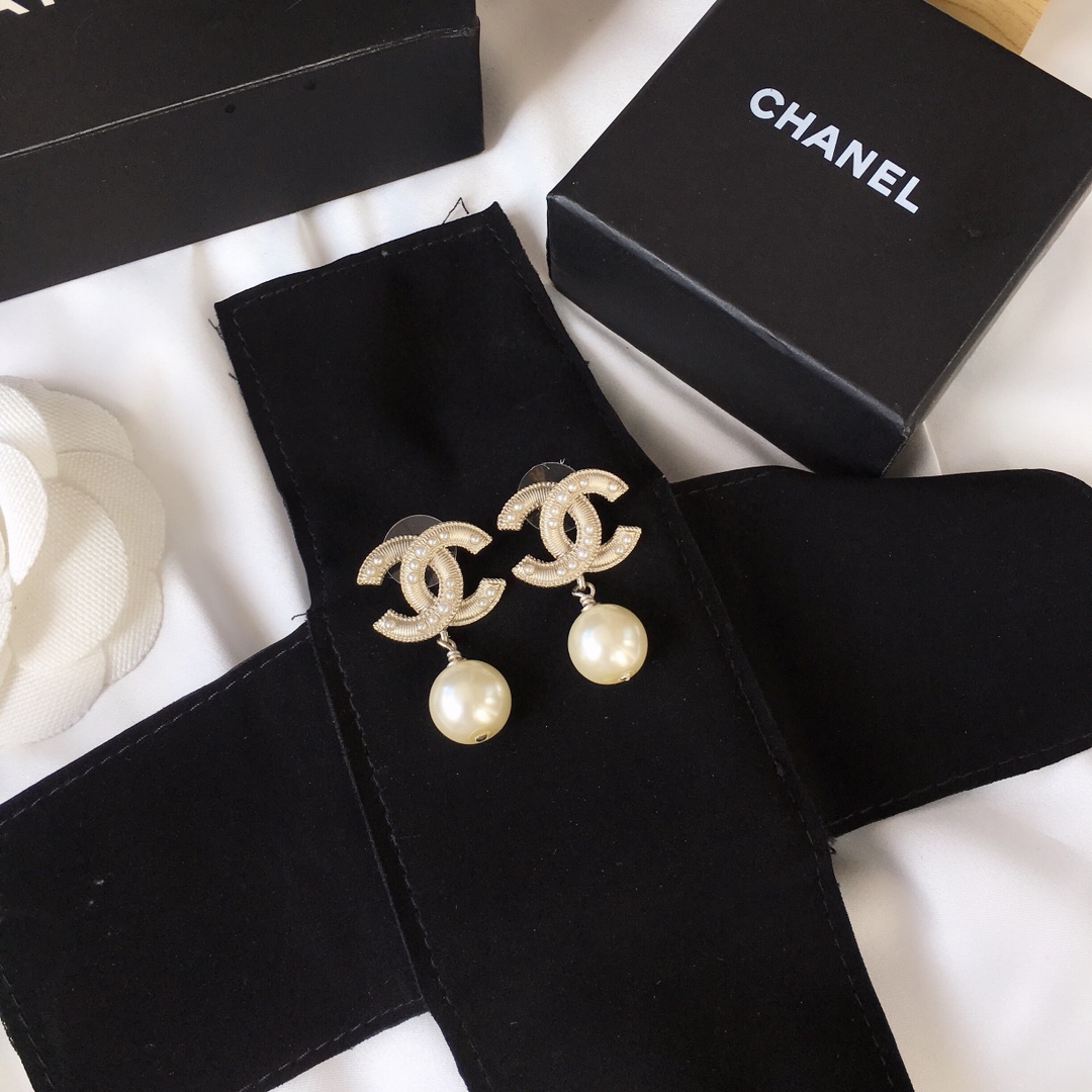 Chanel Earrings Silver