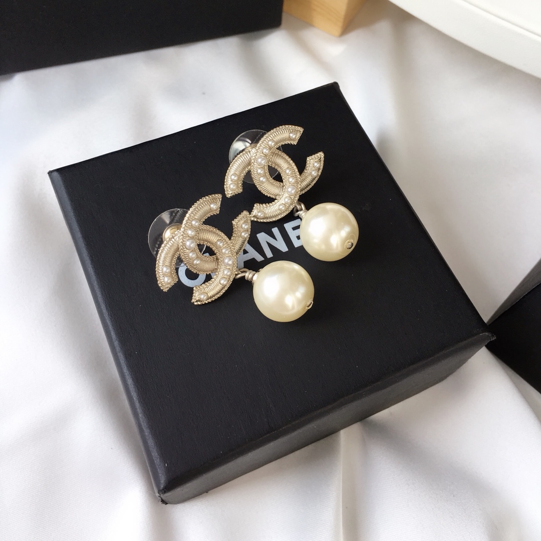 Chanel Earrings Silver