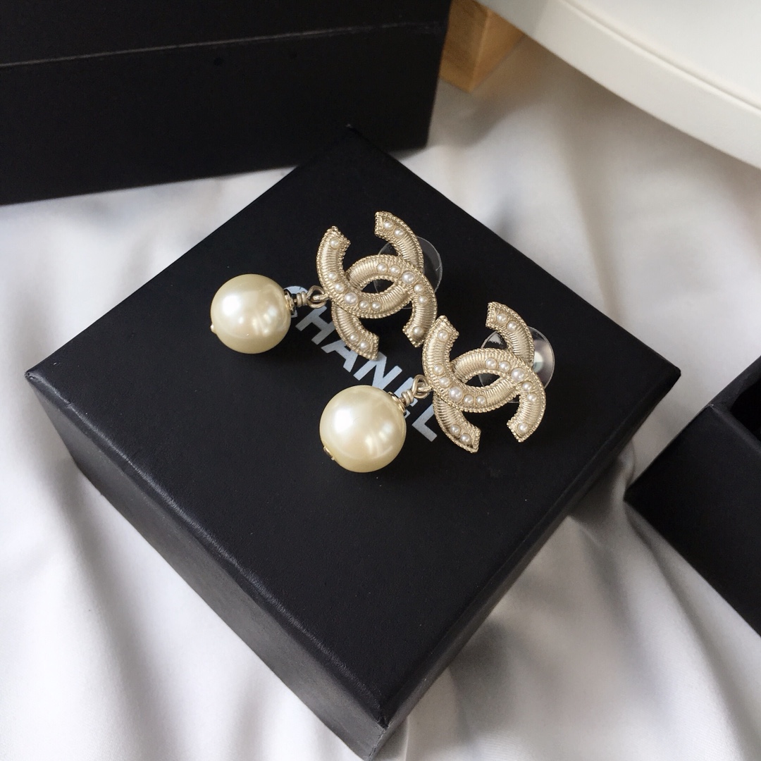 Chanel Earrings Silver