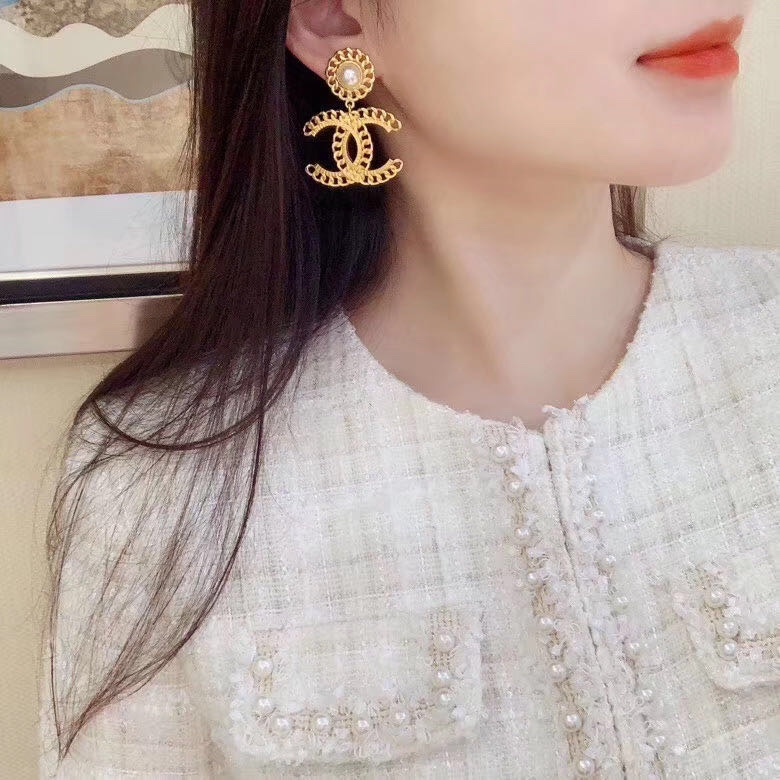 Chanel Earrings Silver