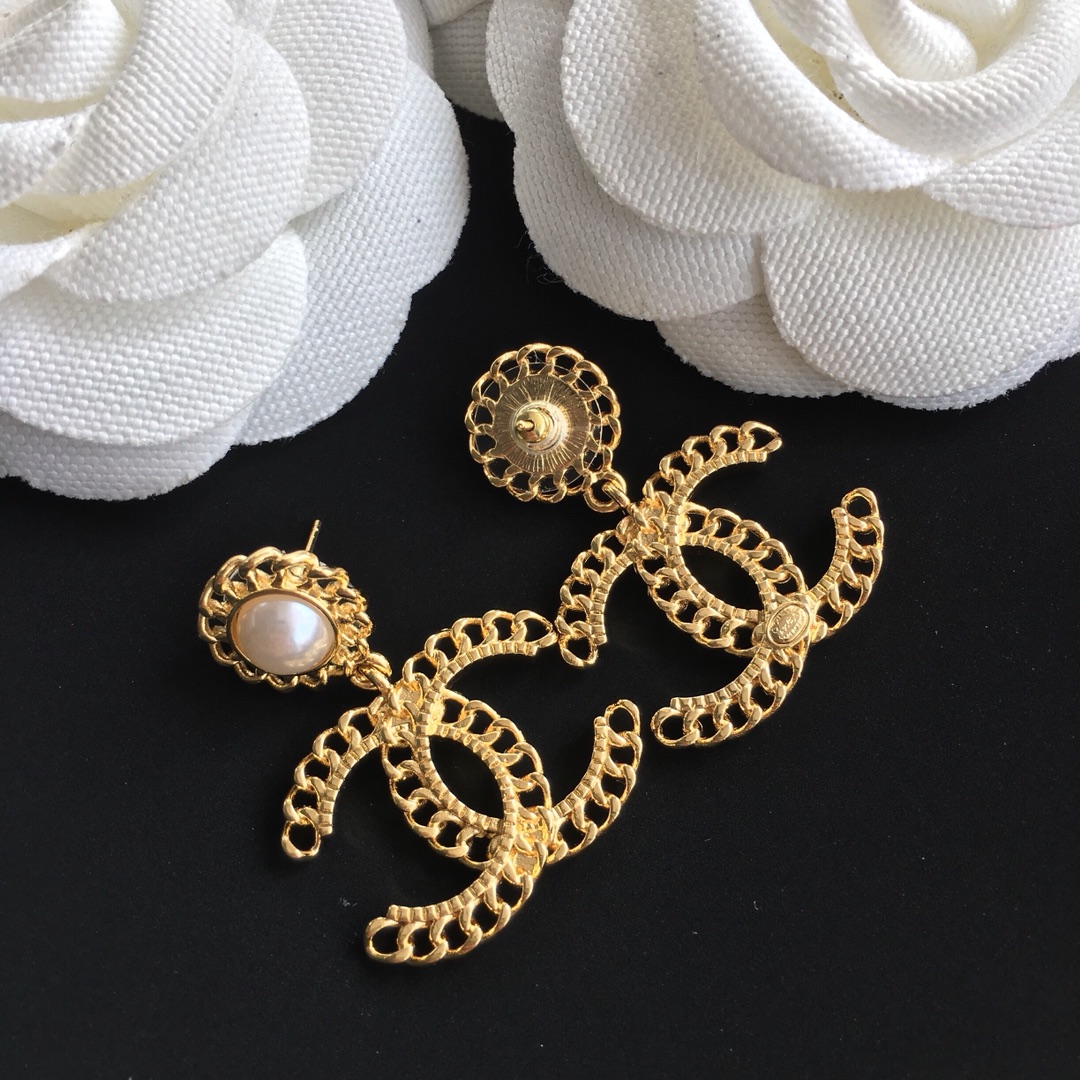 Chanel Earrings Silver