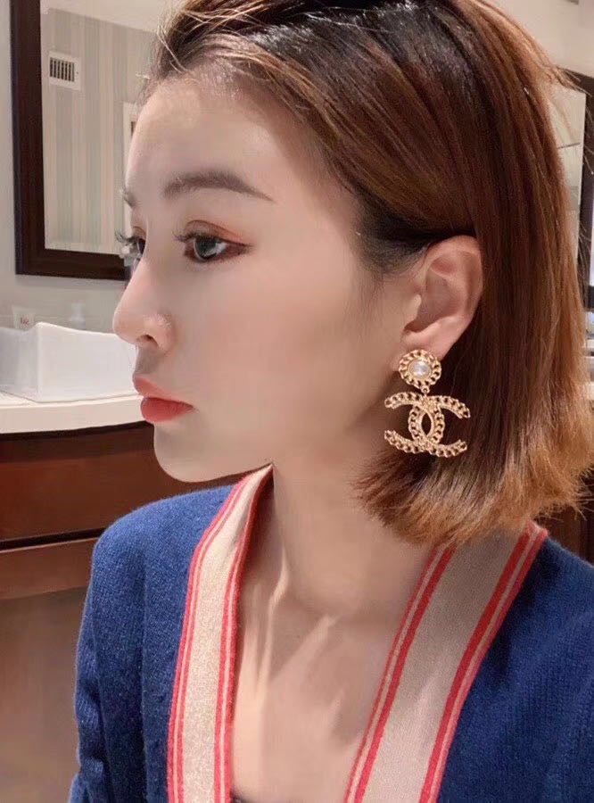 Chanel Earrings Silver