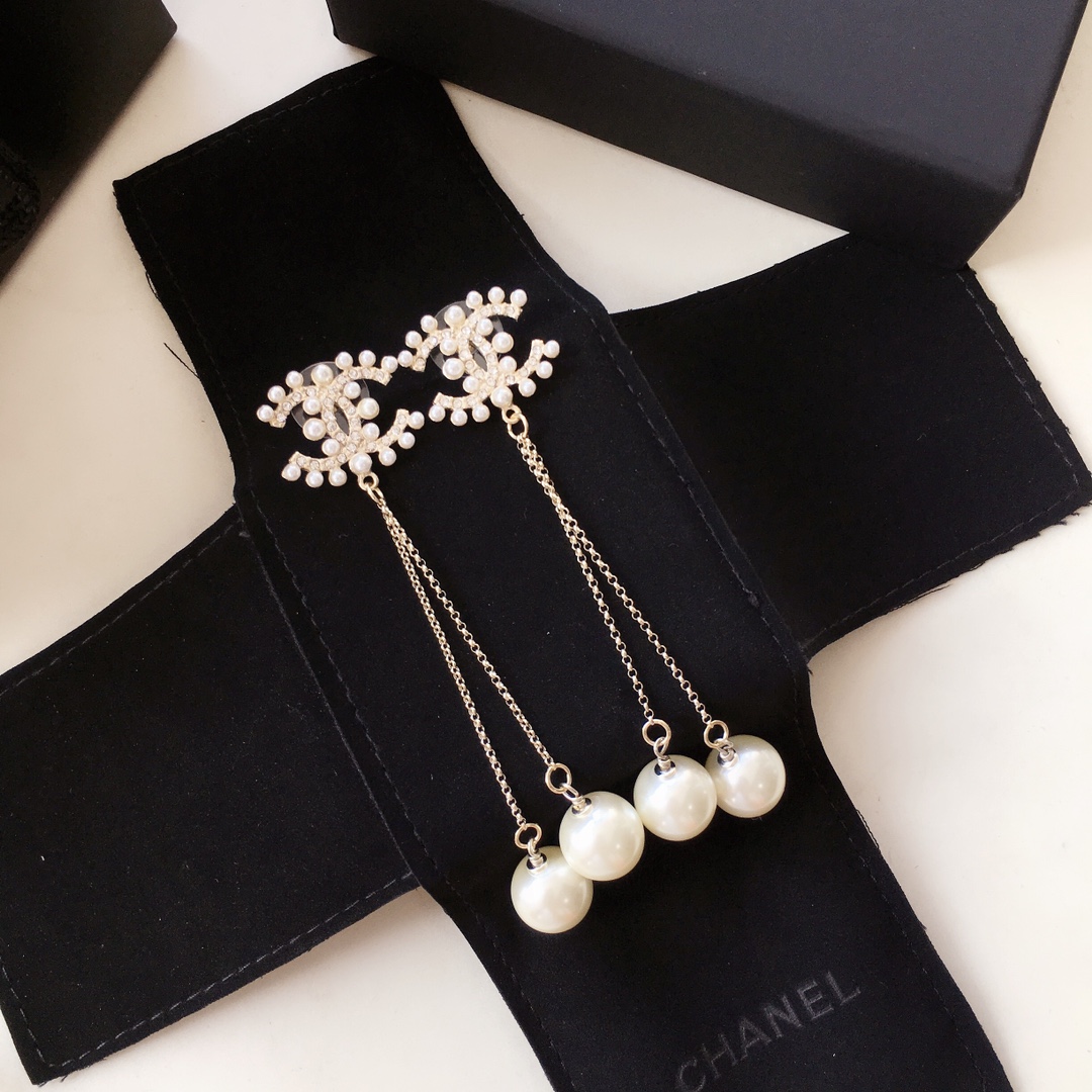 Chanel Earrings Silver