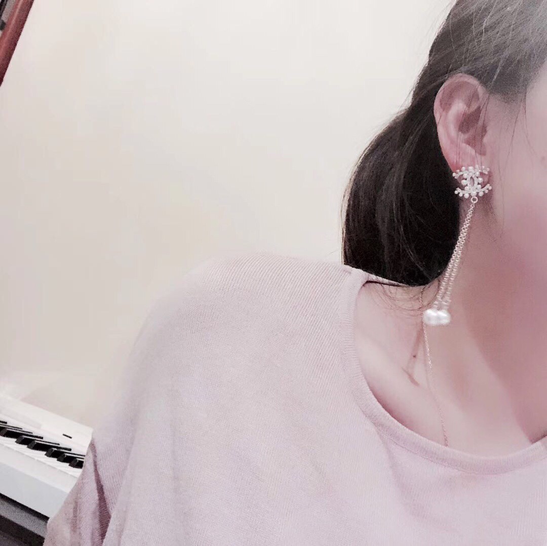 Chanel Earrings Silver