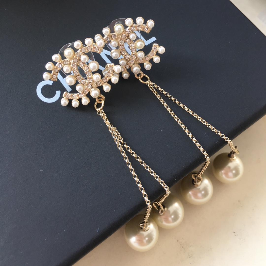 Chanel Earrings Silver