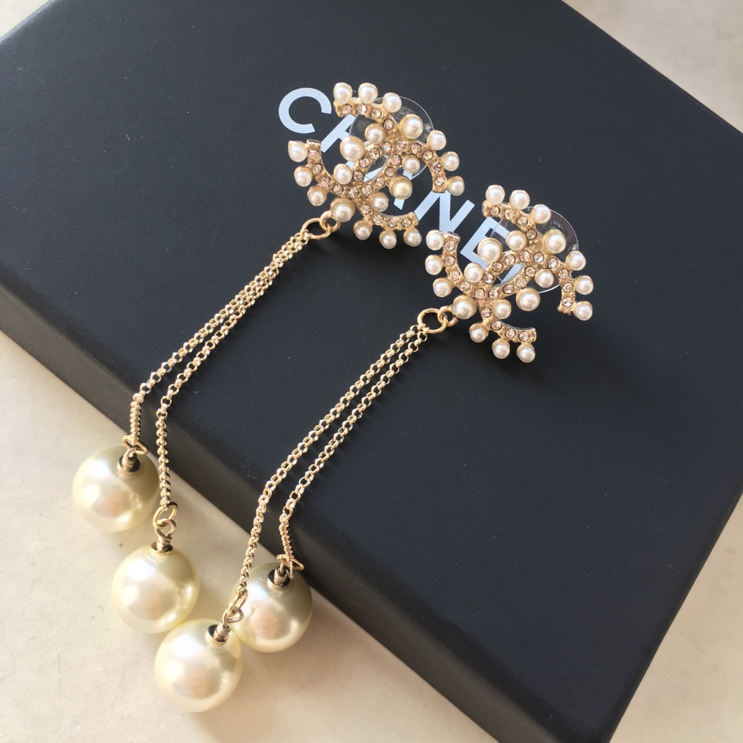 Chanel Earrings Silver