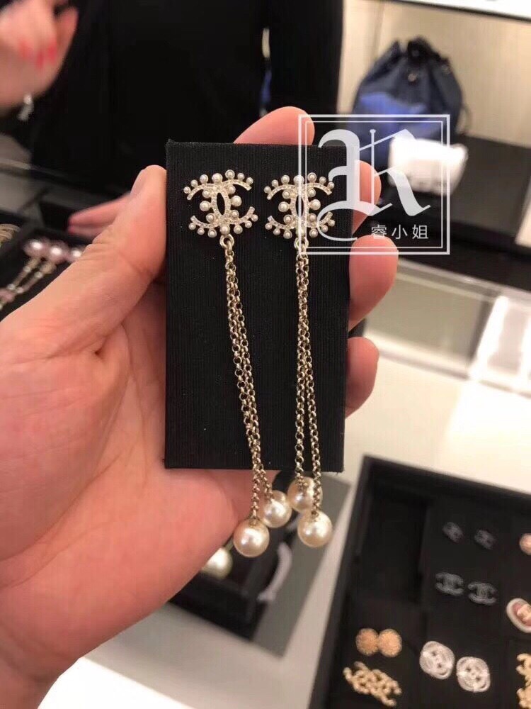 Chanel Earrings Silver