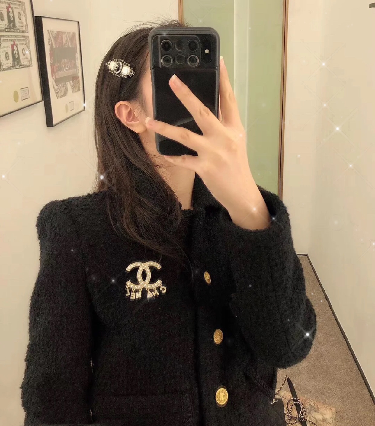 Chanel Brooch Inlaid