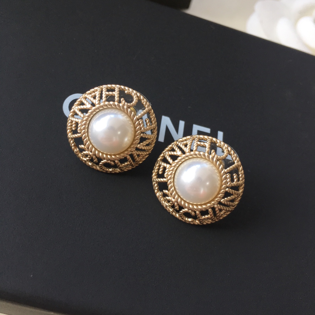 Chanel Earrings Silver