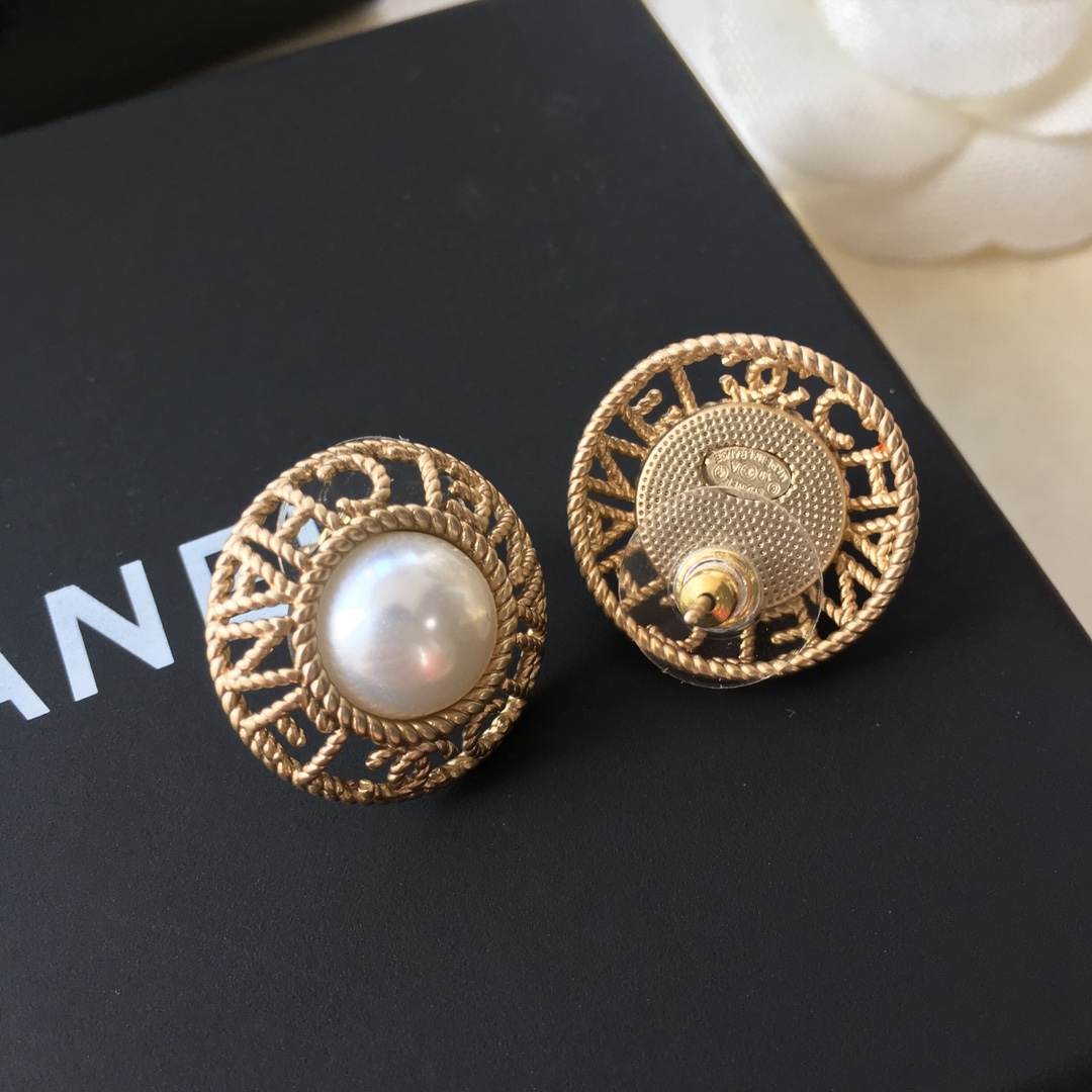 Chanel Earrings Silver