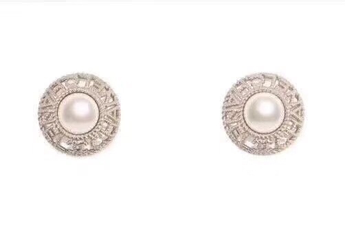 Chanel Earrings Silver