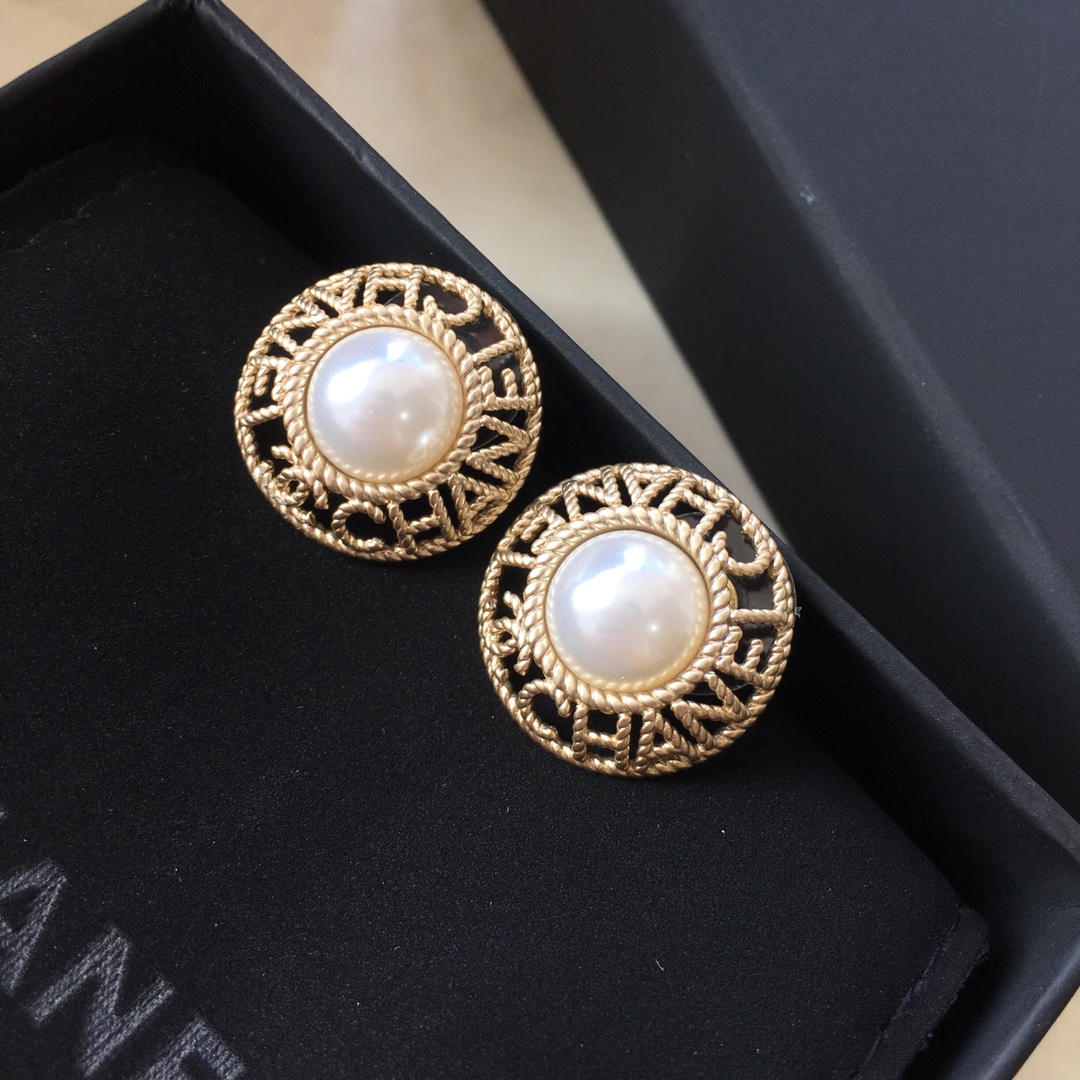 Chanel Earrings Silver