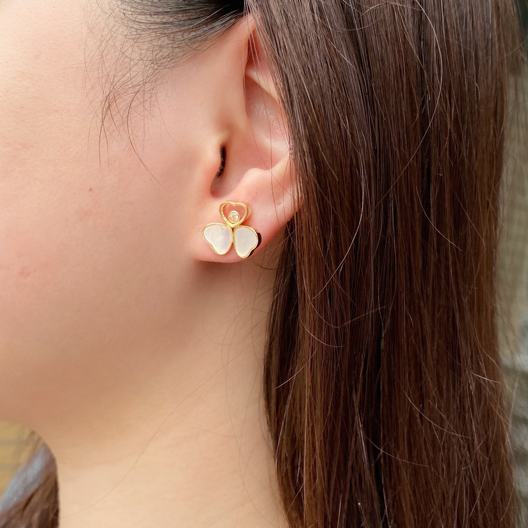 Chopard Earrings Rose Gold