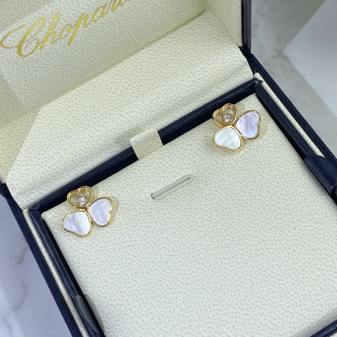 Chopard Earrings Rose Gold