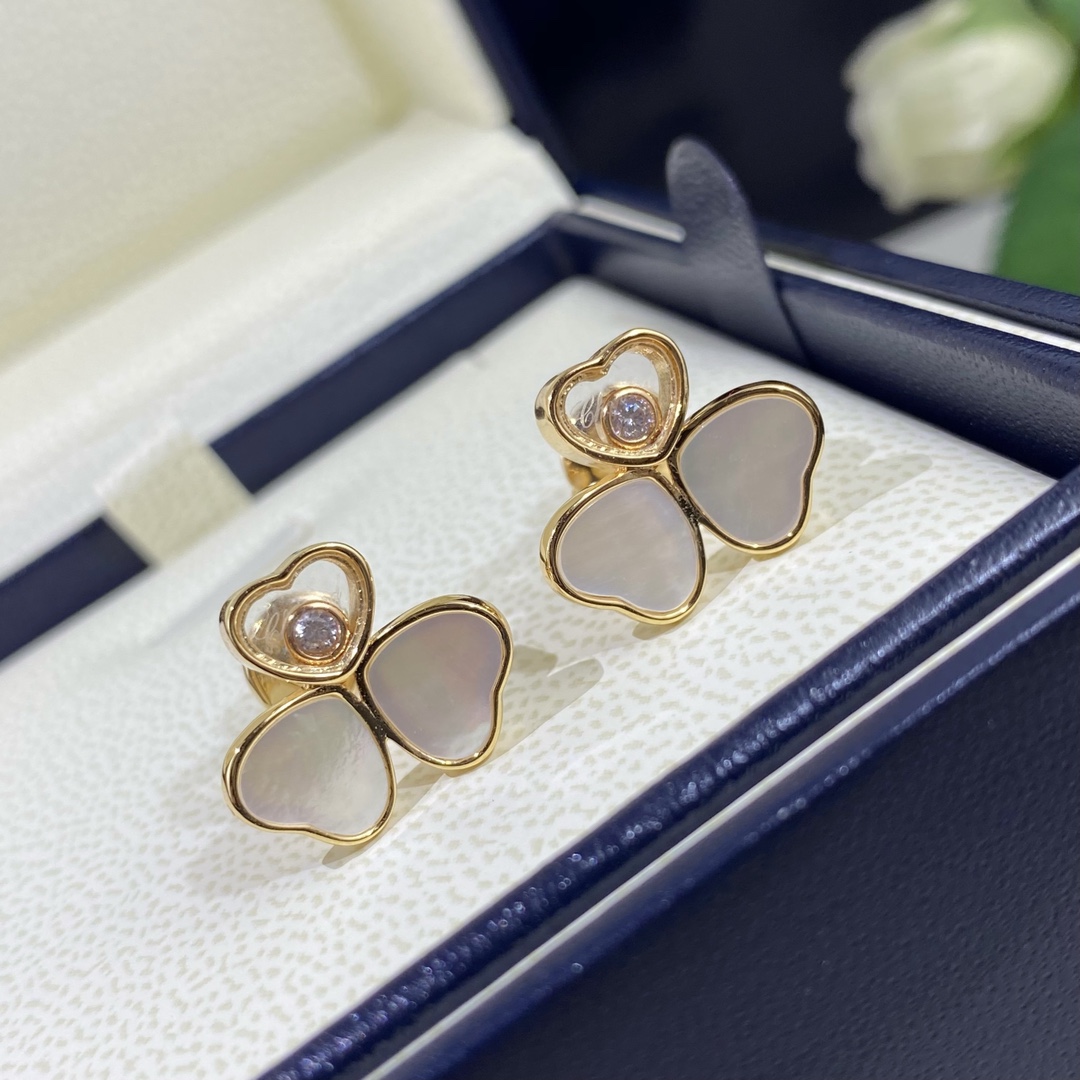 Chopard Earrings Rose Gold