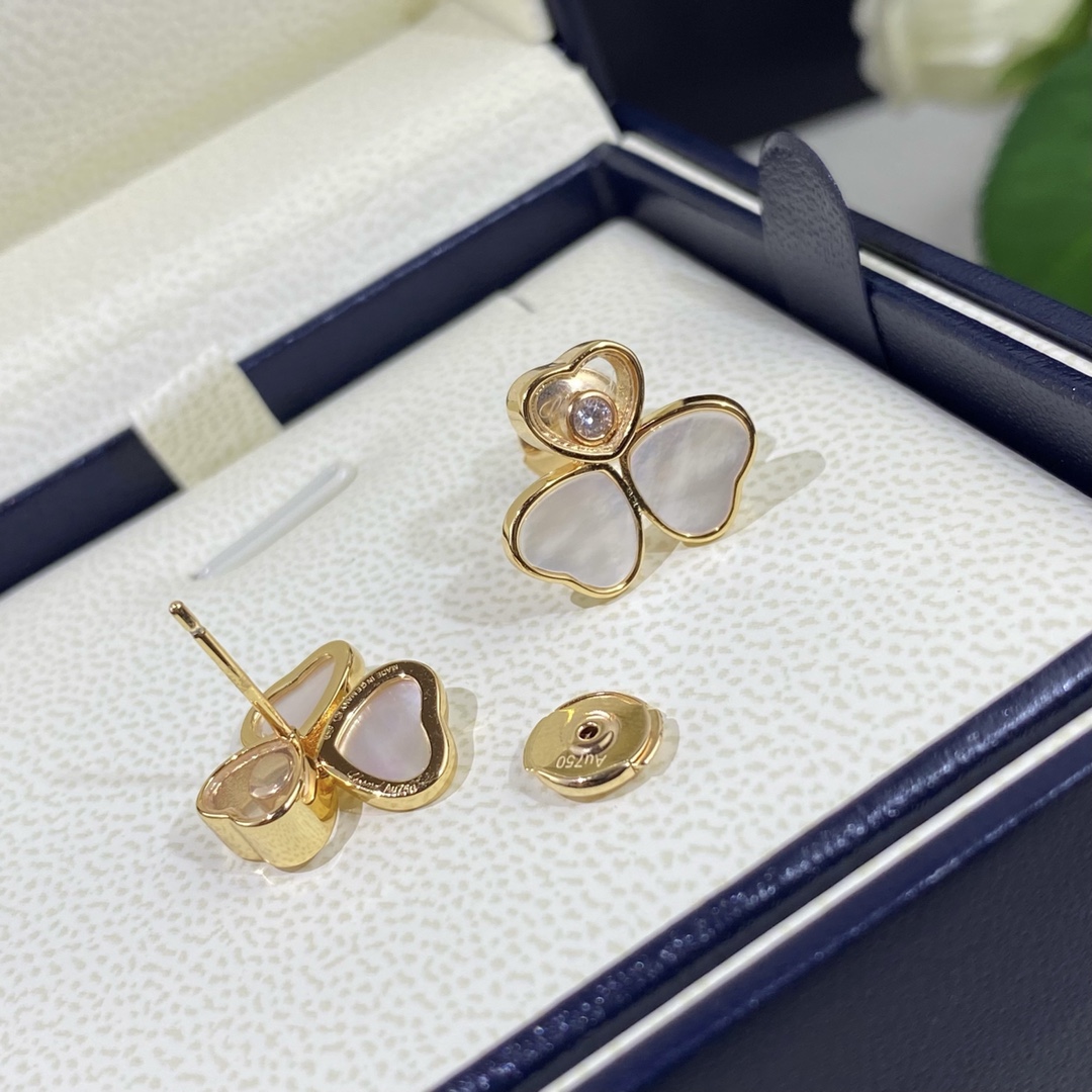 Chopard Earrings Rose Gold