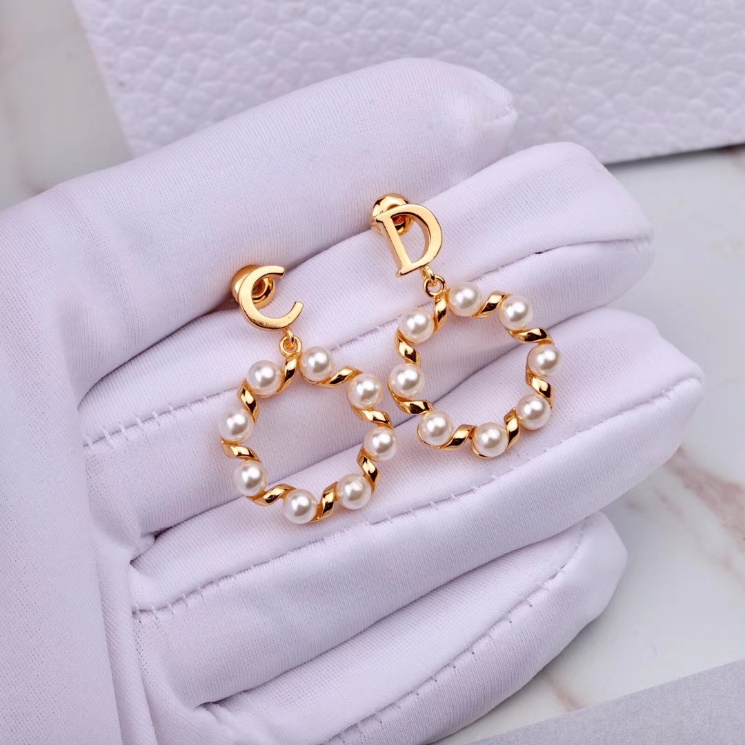 Dior Earrings Pearl L