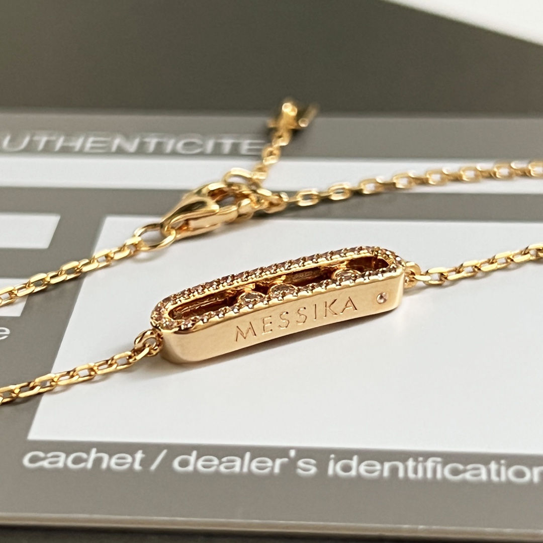 Messika Bracelet Diamond Rose Gold M-l-s