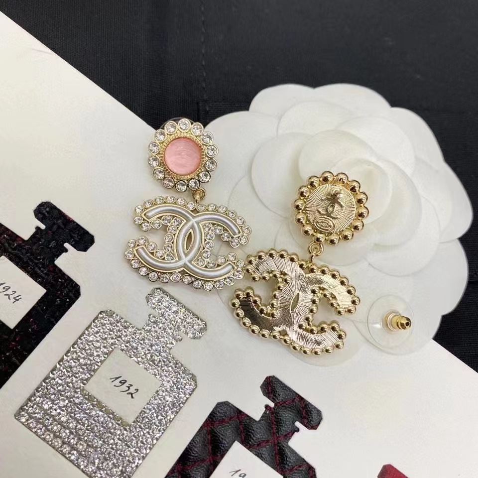 Chanel Earrings Pink