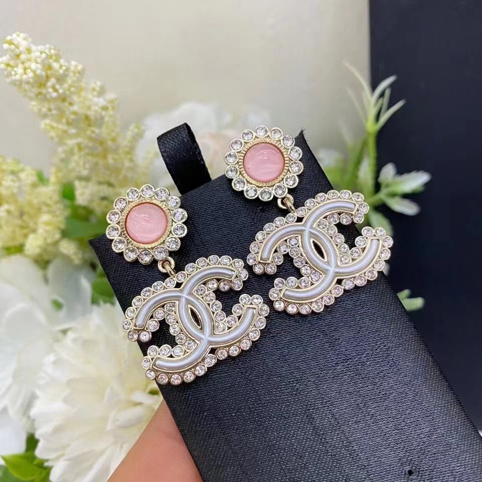 Chanel Earrings Pink
