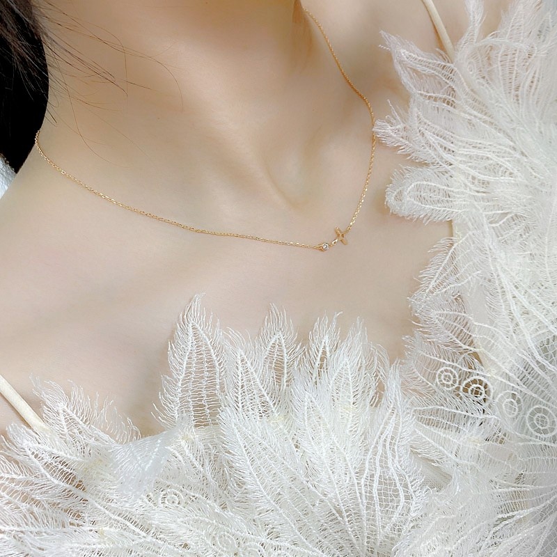 Lv Necklace Silver L