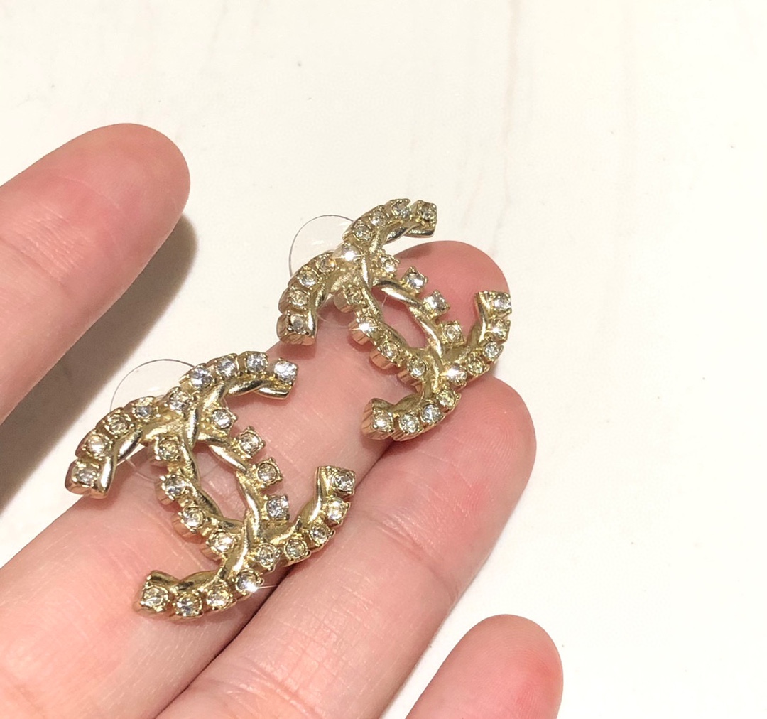 Chanel Earrings Gold L