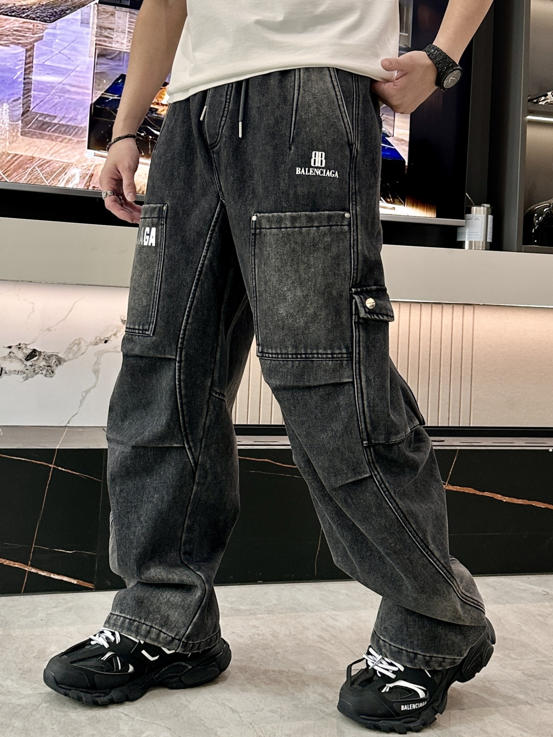 Balenciaga Jeans Fleece Lined S-xxl